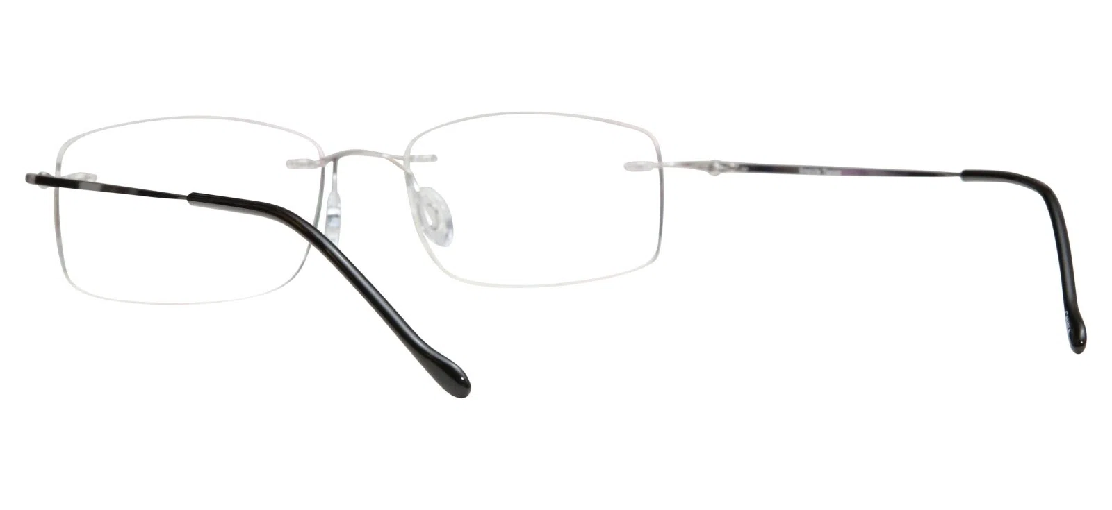 Blue Light Blocking Glasses Rectangle Rimless 201962 Eyeglasses Includes Blue Light Blocking Lenses - view 4
